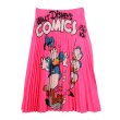 画像5:  Donald Duck A-line pleated skirt Middle length skirt　ドナルドダックAラインプリーツスカートミドル丈スカート (5)