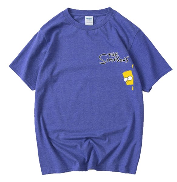 画像1: Unisex The Simpsons T-shirt　男女兼用 ユニセックス ザ シンプソンズ半袖Tシャツ(2) (1)