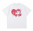 画像1: puzzle series thorny love short-sleevedT-shirt unisex　男女兼用 ユニセックス パズル&ハート 半袖Tシャツ (1)