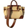 画像1: contrast color retro stitching handbag Shoulder tote Bag　コントラストカラーレトートショルダーバッグ  (1)