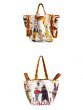 画像3: circus paradise cartoonShoulder tote Bag　サーカスパラダイスグラフィックトートショルダーバッグ  (3)