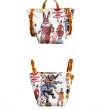 画像2: circus paradise cartoonShoulder tote Bag　サーカスパラダイスグラフィックトートショルダーバッグ  (2)