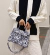 画像4: Paisley bandana pattern BK tote shoulder bag　ペイズリーバンダナ柄BKトートショルダーバッグ  (4)