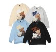 画像5: unisex cute bear cartoon print loose long-sleeved Sweat pullover　男女兼用 ユニセックス キュートベア 熊プリントスウェット トレーナー (5)