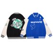 画像5: Somali& pigeon Stajan baseball uniform jacket blouson ユニセッ クス男女兼用 ソマリ&鳩 ピジョンスタジャン ジャンパー ジャケット ブルゾン (5)