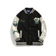 画像4: 23 Numbering embroidery Stajan baseball uniform jacket blouson ユニセッ クス男女兼用 23ナンバーリング刺繡 スタジャン ジャンパー ジャケット ブルゾン (4)