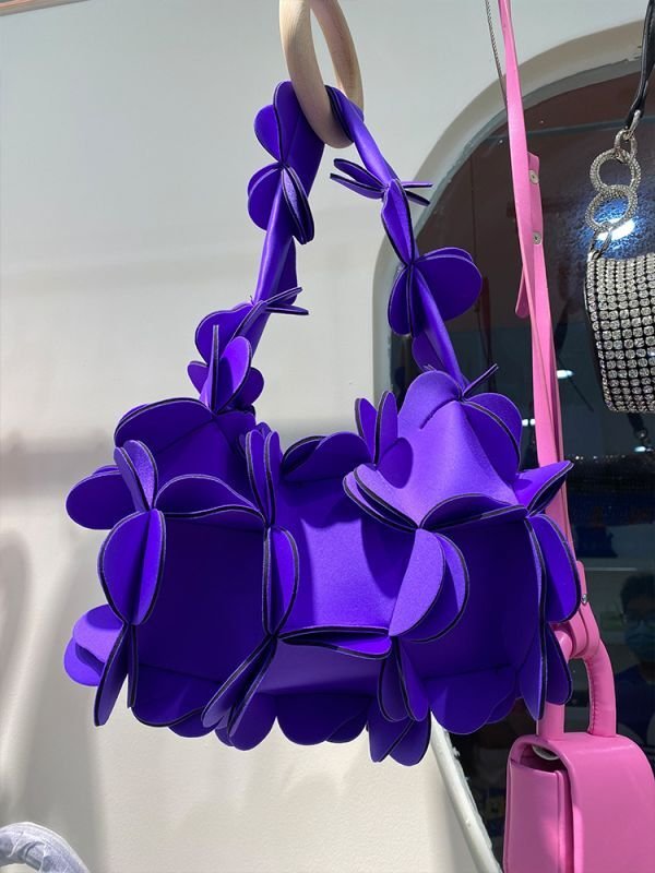 画像19: three-dimensional petal tote shoulder bag 立体花びらトートショルダーバッグ  (19)