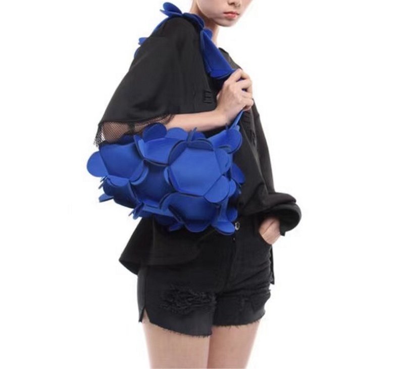 画像9: three-dimensional petal tote shoulder bag 立体花びらトートショルダーバッグ  (9)