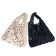 画像1: Lace tote shoulder eco shopping bag　レーストートショルダーエコショッピングバッグ (1)