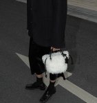 画像7: lamb wool Teddy plush tote shoulder bag　ラムウールトートショルダーバッグ (7)