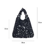 画像9: Lace tote shoulder eco shopping bag　レーストートショルダーエコショッピングバッグ (9)