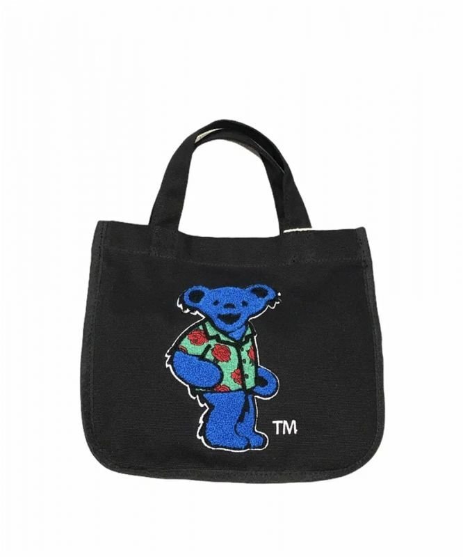 画像3: Three-dimensional Terry Embroidery Mini Tote Shoulder Bag テディベア立体刺繡トートショルダーバッグ  (3)