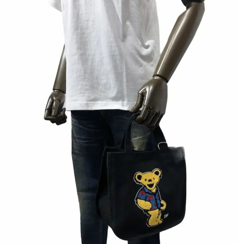 画像10: Three-dimensional Terry Embroidery Mini Tote Shoulder Bag テディベア立体刺繡トートショルダーバッグ  (10)
