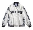 画像10: Paisley bandana pattern Stajan baseball uniform jacket blouson ユニセッ クス男女兼用 バンダナ ペイズリー柄 スタジャン ジャンパー ジャケット ブルゾン (10)