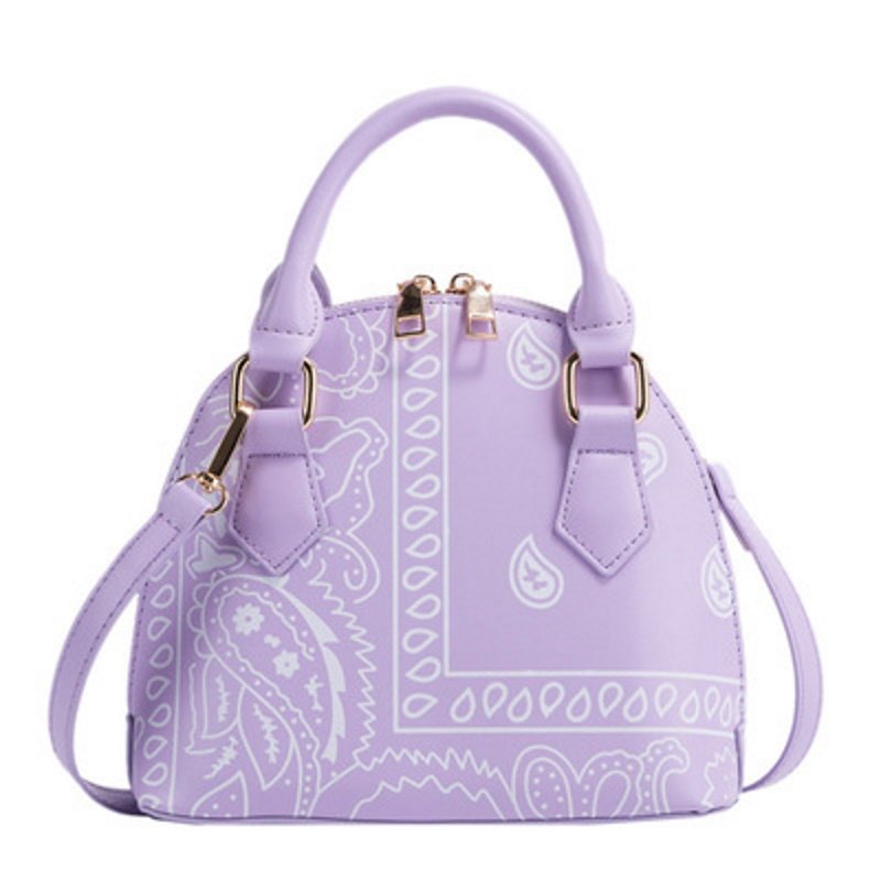 画像8: Bandana Paisley Pattern Shell Mini Tote Shoulder Bag バンダナペイズリー柄シェルミニトートショルダーバッグ  (8)