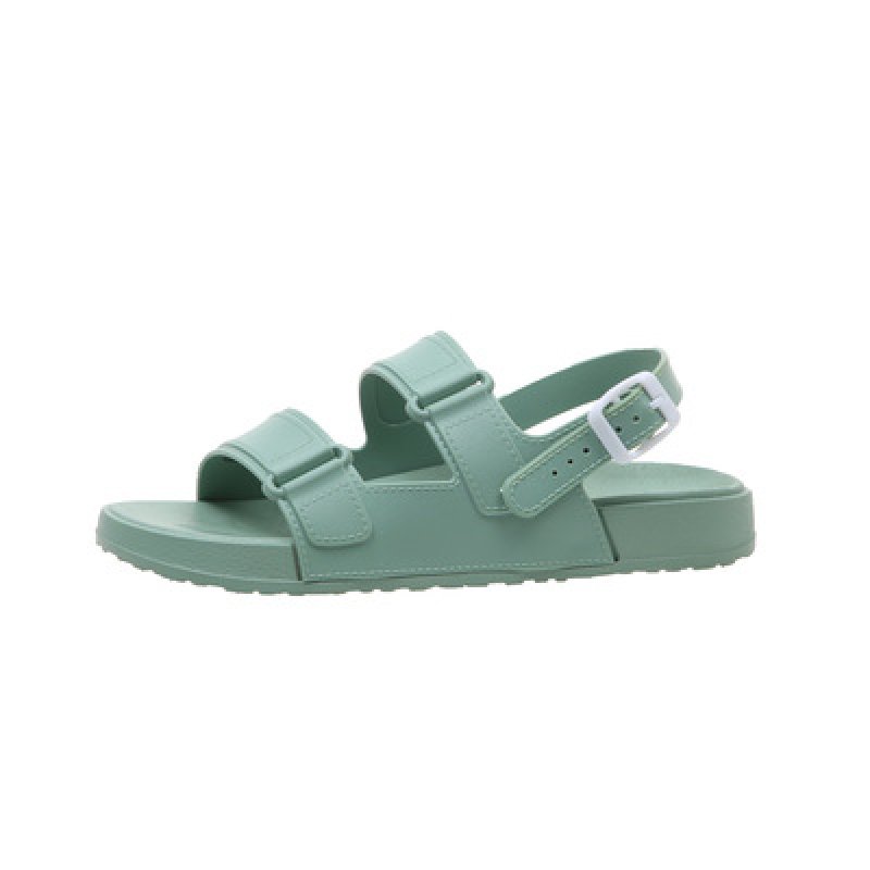 画像2:  leather candy color sandals  slippers 　キャンディーカラーレザーバックストラップサンダル スリッパ (2)