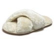 画像1:  real rabbit fur sandals  slippers 　ラビットファーモコモコサンダル スリッパ (1)