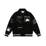 画像2: Bastrap hip-hop baseball uniform Stajan baseball uniform jacket blouson ユニセッ クス男女兼用ヒップホップ刺繍ジャンパー ジャケット ブルゾン (2)