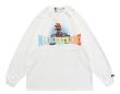 画像3: unisex MADEEXTREME cartoon  print loose long-sleeved t-shirt　男女兼用 ユニセックス コミックプリント長袖Tシャツ (3)