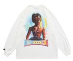 画像6: unisex MADEEXTREME cartoon  print loose long-sleeved t-shirt　男女兼用 ユニセックス コミックプリント長袖Tシャツ (6)