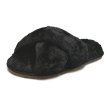 画像2:  real rabbit fur sandals  slippers 　ラビットファーモコモコサンダル スリッパ (2)