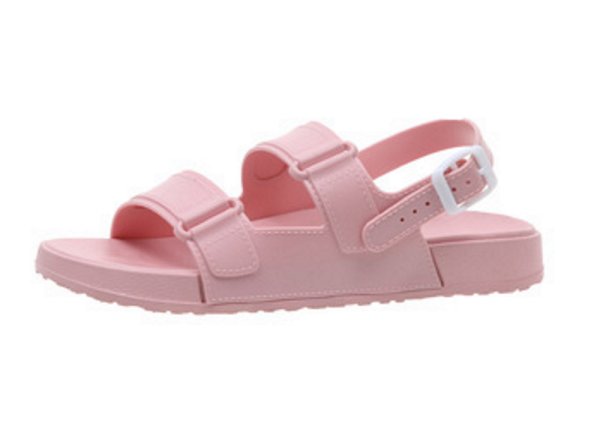 画像1:  leather candy color sandals  slippers 　キャンディーカラーレザーバックストラップサンダル スリッパ (1)