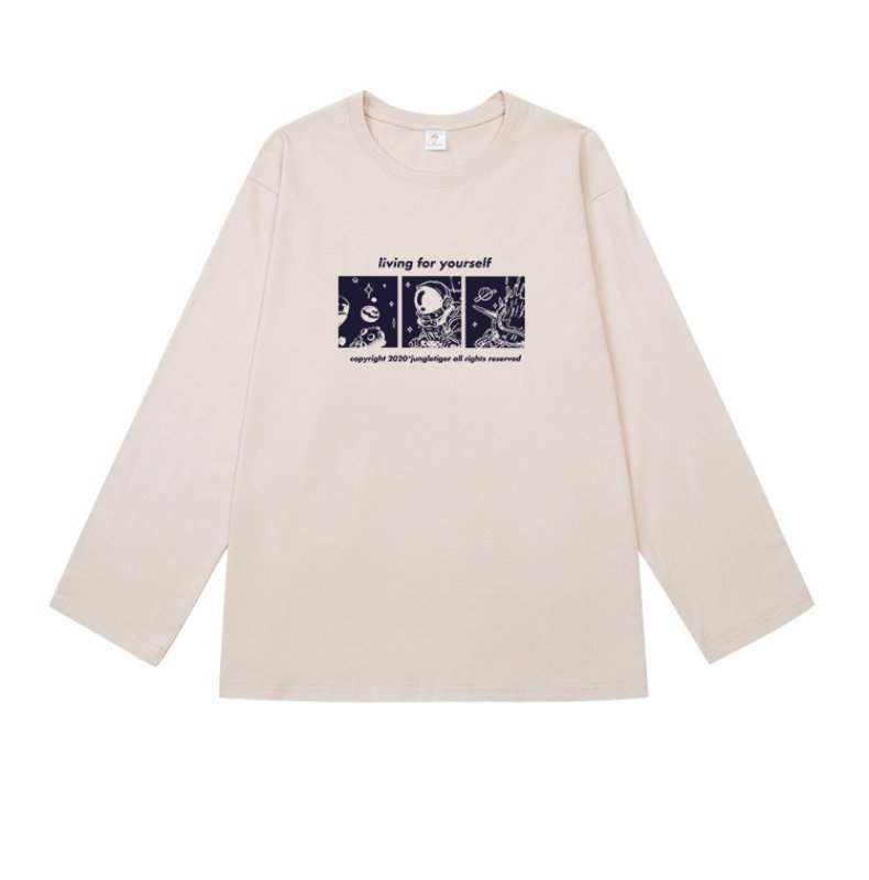 画像6: NASA Astronaut Long Sleeve T-shirt unisex 男女兼用 ユニセックス NASA宇宙飛行士長袖 Tシャツ (6)