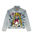 画像7:  Graffiti Sailor Moon Lip Style Denim G Jean Jacket 　  セーラームーンリップスタイルグラフィティデニムGジャン デニムジャケット (7)