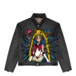 画像3:  Graffiti Sailor Moon Lip Style Denim G Jean Jacket 　  セーラームーンリップスタイルグラフィティデニムGジャン デニムジャケット (3)