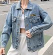 画像2: Popeye Print Denim G Jean Jacket 　  ポパイプリントデニムGジャン デニムジャケット (2)