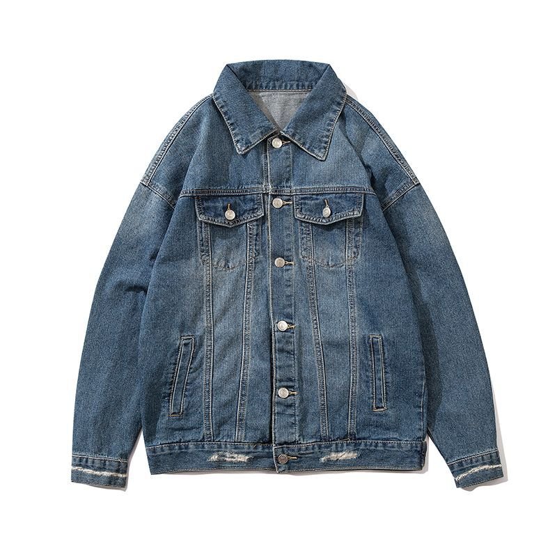 画像2: Cartoon Rabbit Print Denim G Jean Jacket ユニセッ クス男女兼用 ラビットペイントデニムGジャン ジャケット (2)