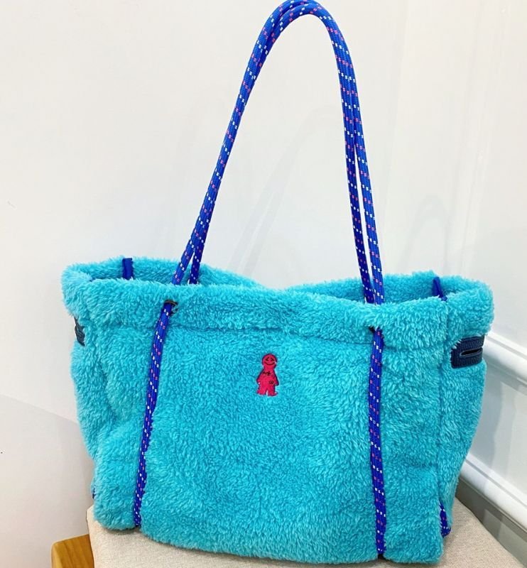 画像2: Gingerbread Man Tote Bag shoulder bag ミスターフレンドリーモコモコロープトートショルダーバッグ  ママバッグ (2)