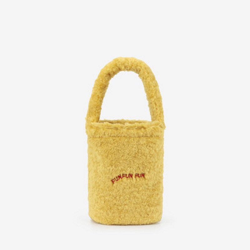 画像3: Mini Portable Bucket  Tote Bag  モコモコバケットミニトートバッグ   (3)