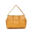 画像6: Quilted leather Sponge Soft Tote Bag shoulder bag　キルティングレザースポンジトートショルダーバッグ   (6)