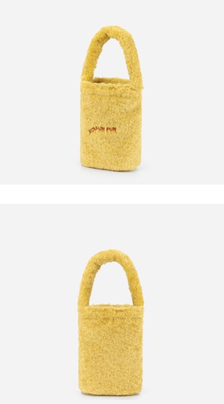 画像5: Mini Portable Bucket  Tote Bag  モコモコバケットミニトートバッグ   (5)