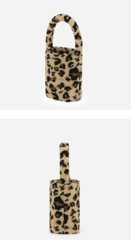 画像4: Mini Portable Bucket  Tote Bag  モコモコバケットミニトートバッグ   (4)