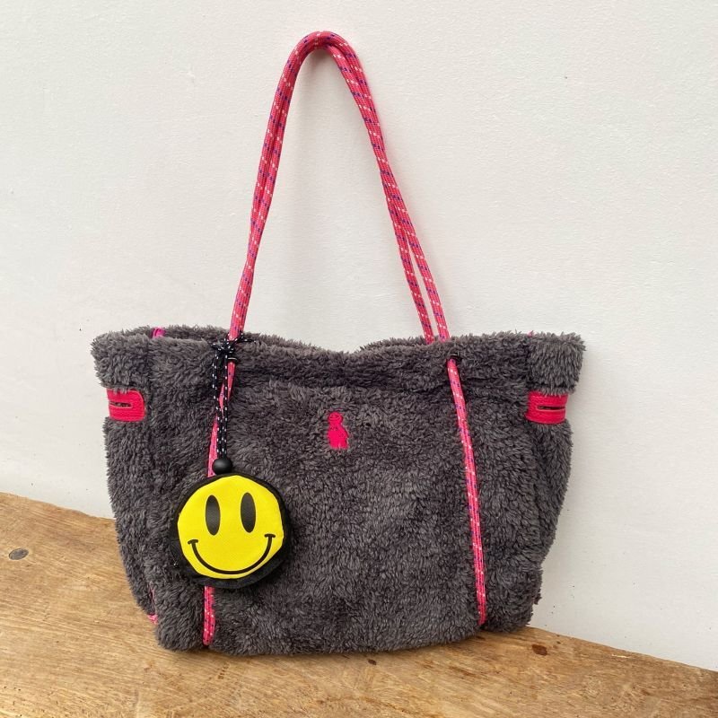 画像3: Gingerbread Man Tote Bag shoulder bag ミスターフレンドリーモコモコロープトートショルダーバッグ  ママバッグ (3)