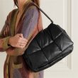 画像2: Quilted leather Sponge Soft Tote Bag shoulder bag　キルティングレザースポンジトートショルダーバッグ   (2)