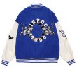 画像2: Angel Kids hip-hop high street  baseball uniform Stajan baseball uniform jacket blouson ユニセッ クス男女兼用ヒップホップエンジェルキッズジャンパー ジャケット ブルゾン (2)