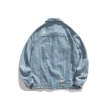 画像3: Bear Damage Torn Denim Jacket  G Jean Jacket　ユニセッ クス男女兼用 ベア 熊モノグラムデニムGジャン ジャケット (3)