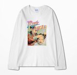 画像2: Boys photo  Print Long Sleeve T-shirt unisex　男女兼用 ユニセックスボーイズフォトプリント長袖 Tシャツ (2)