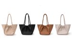 画像13: Simple Large Capacity shoulderTote Bag 　レザーバケットショルダートートバッグ (13)