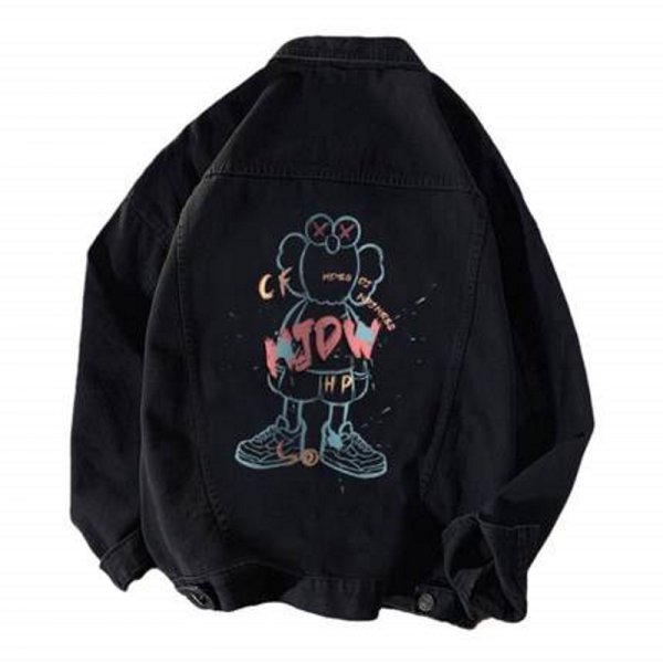 画像1: kaws Denim Jacket  G Jean Jacket　ユニセッ クス男女兼用 カウズデニムGジャン ジャケット (1)