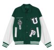 画像2: Statue of Liberty & Torch Embroidery baseball uniform Stajan baseball uniform jacket blouson ユニセッ クス男女兼用自由の女神&トーチ刺繡 スタジャン ジャンパー  ジャケット ブルゾン (2)