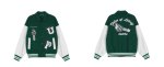 画像3: Statue of Liberty & Torch Embroidery baseball uniform Stajan baseball uniform jacket blouson ユニセッ クス男女兼用自由の女神&トーチ刺繡 スタジャン ジャンパー  ジャケット ブルゾン (3)