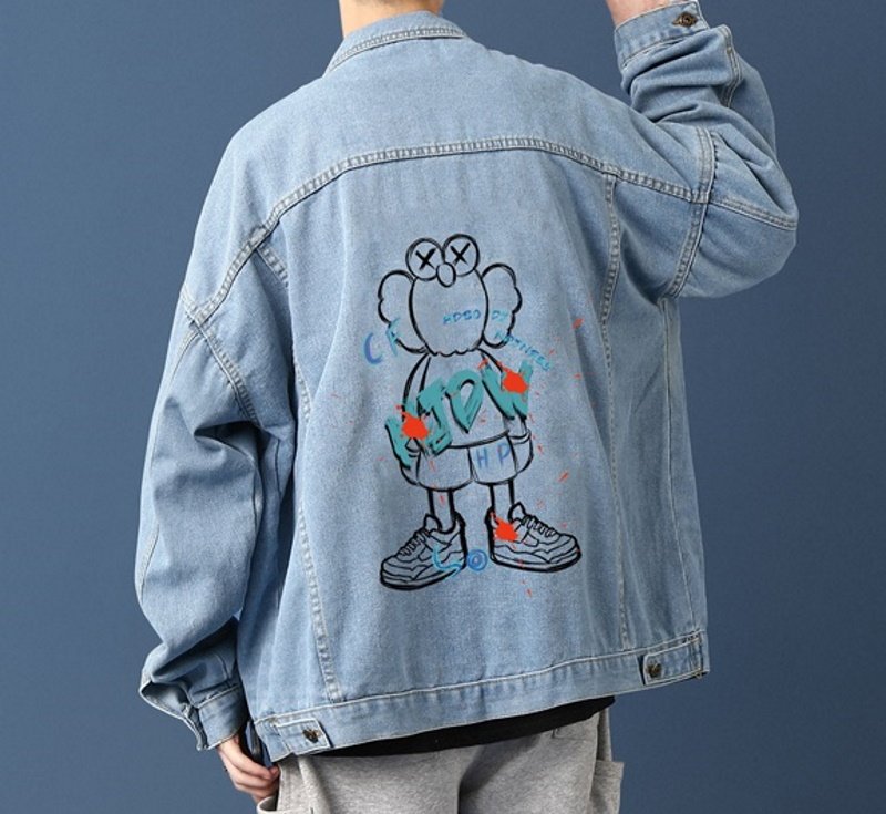 Kaws ネイビークリームジャケット L NIGO and KAWS unveil their collaboration 