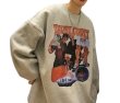 画像1: Hip Hop photo  Print Sweater unisex　男女兼用 ユニセックスヒップホップフォトプリント長袖 スウェットトレーナー (1)