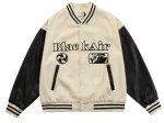 画像11:  black air Baseball Jacket blouson ユニセッ クス男女兼用Sleeve leather black airスタジャン ジャンパー  ジャケット ブルゾン (11)