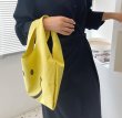 画像4: Smile purse tote  eco bag　スマイルプリントキャンバス巾着トートバッグ (4)