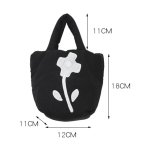 画像7: Tangtang bucke tote  eco bag　フラワーモチーフタンタンバケットトートバッグ (7)